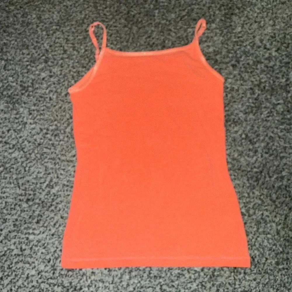 Old navy salmon/orange fitted tank